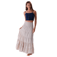 Sailor Stripe Sundrift Skirt - Ethically Made