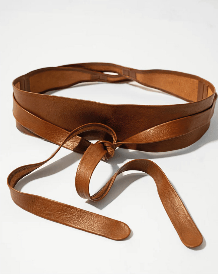 Wrap Belt - Whiskey - OS - Ethically Made