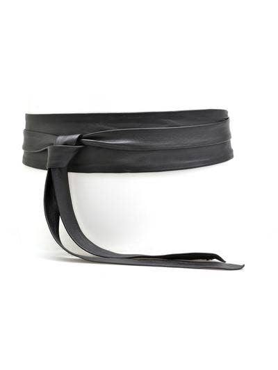 Wrap Belt - Black - Ethically Made