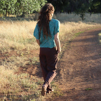 Beatrix Button Top - Large (0010) - Ethically Made